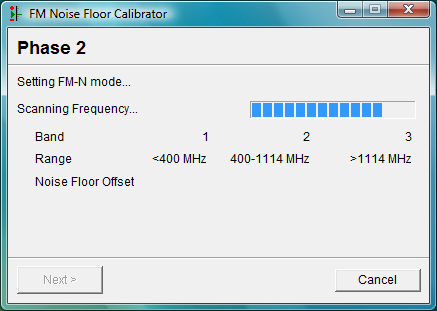 FM Noise Floor Calibrator