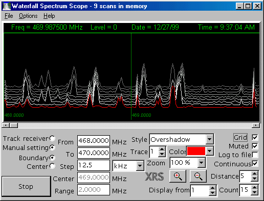 Waterfall Scanner